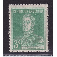 ARGENTINA 1924 GJ 597 ESTAMPILLA NUEVA CON GOMA PAPEL INGLES NO CATALOGADO U$ 6